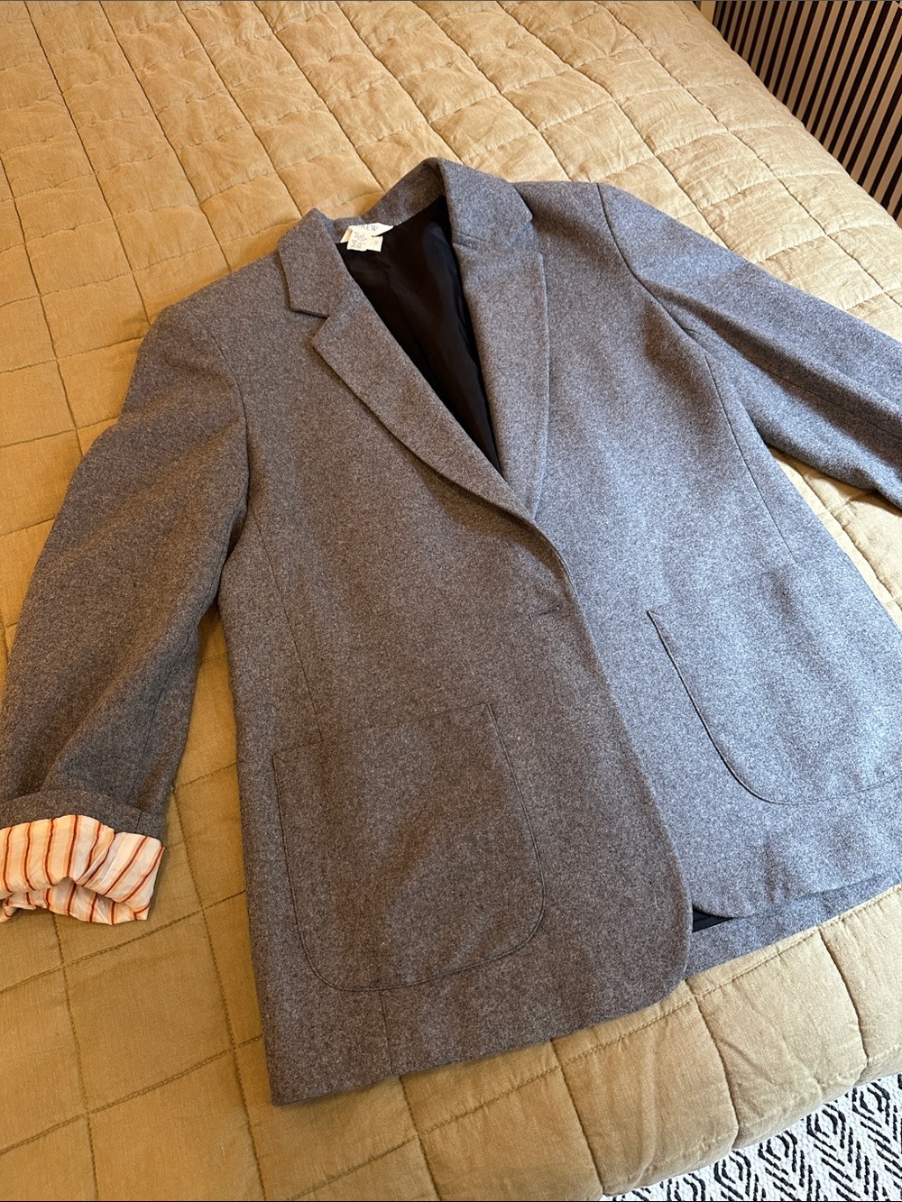 J. Crew Women's Gray Blazer Jacket (size 10)